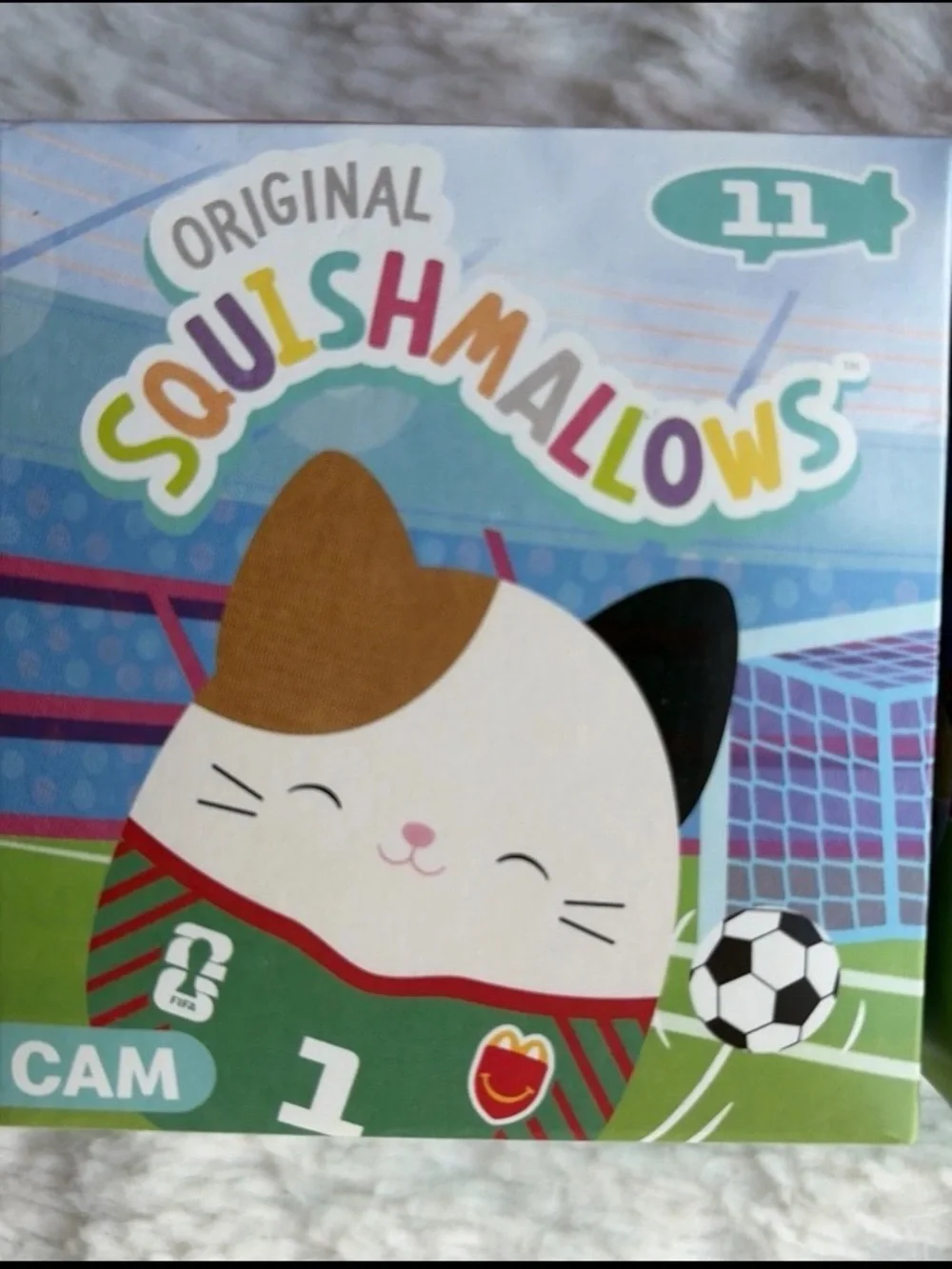 MCDONALD'S HAPPY MEAL TOY 2026 FIFA SQUISHMALLOWS #11 #1 #4 Cam Monty Zayu